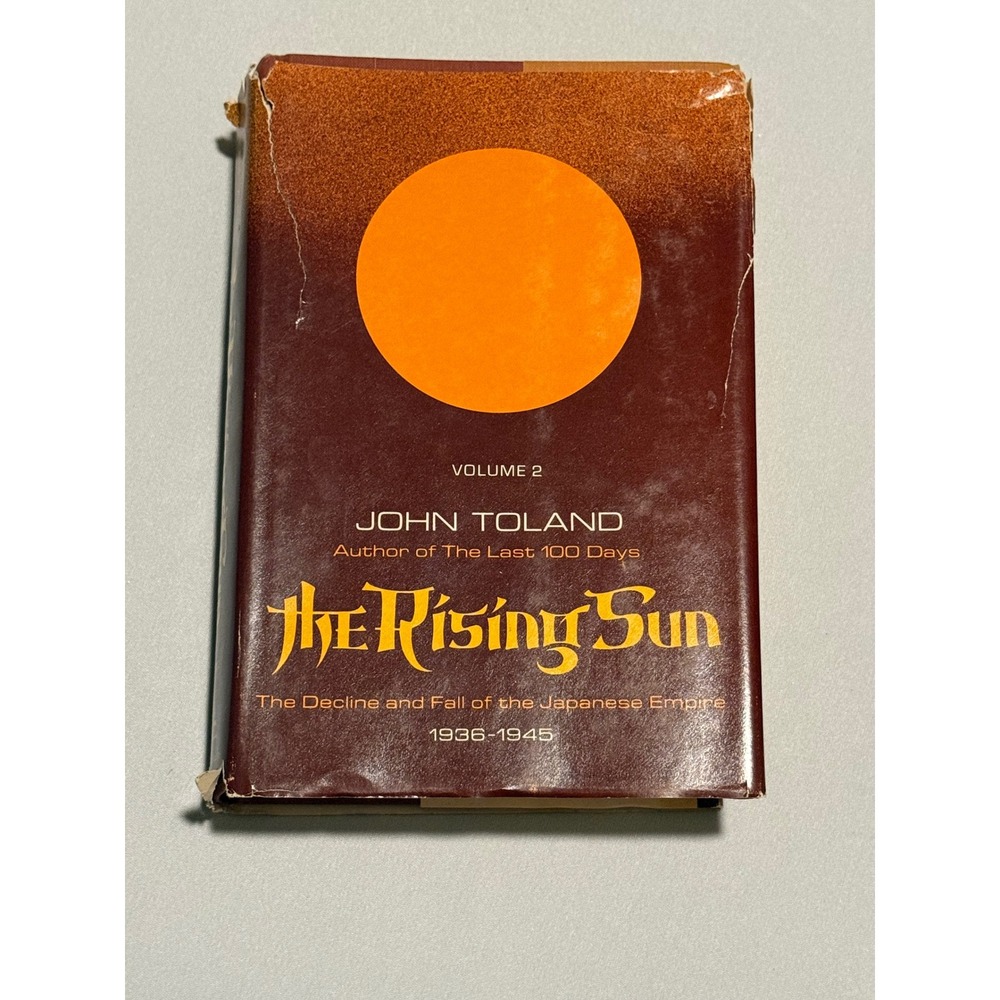 The Rising Sun John Toland 2 Vol Set Hardcover WWII Japanese Empire History 1970 - Picture 7 of 12